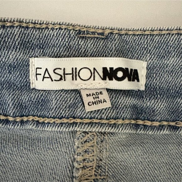 Women's Slit Front Denim Maxi Skirt Size 1X Blue Light Wash Preppy Trendy - Picture 3 of 8